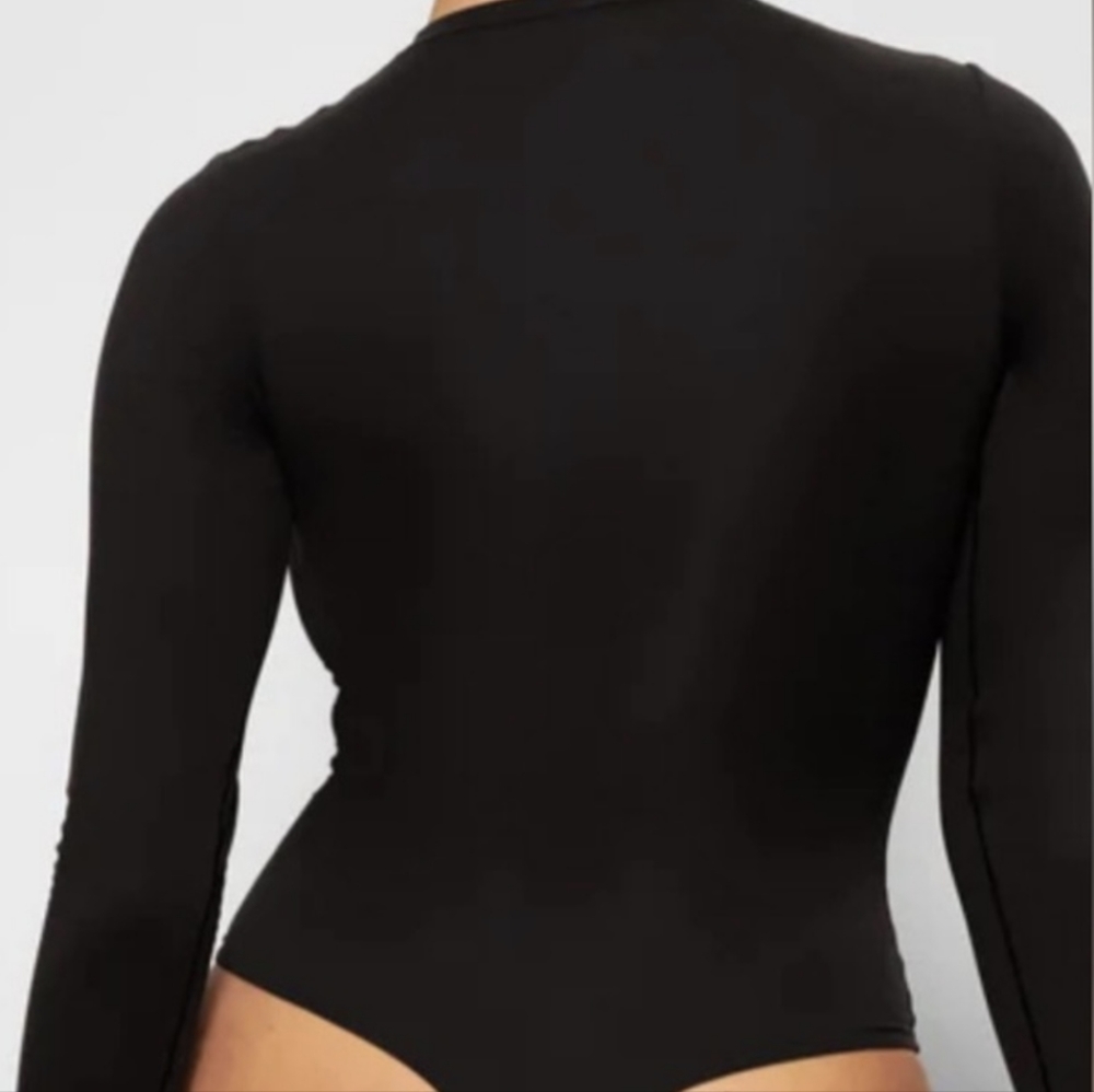 Skims Fits Everybody Long Sleeve Crew Neck Bodysuit Sz 3X